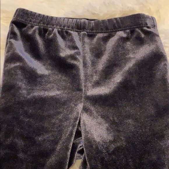 Velour bow detailed Legging Pant - Picture 2 of 4